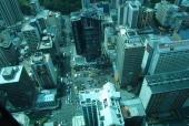Long way down for the bungy jump from Sky Tower