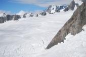 Snow on the Franz Josef Glacier
